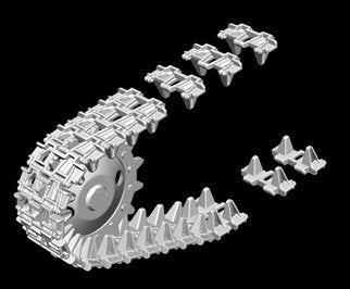 MiniArt 35146 Kit de chenilles fonctionnelles pour T-70M 1/35 – immagine 2