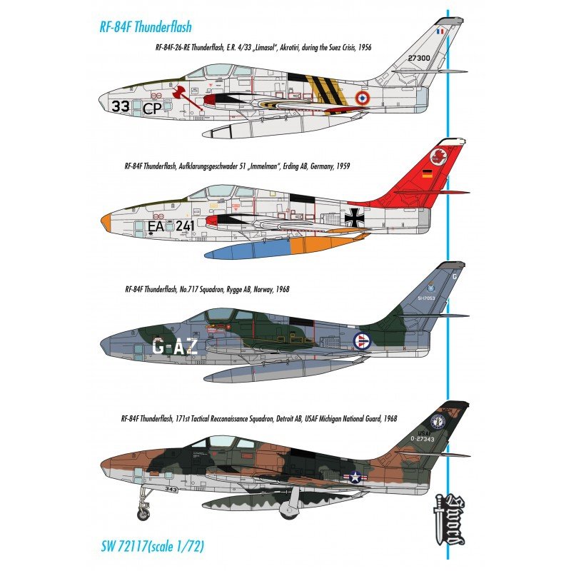 Épée 72117 RF-84F Thunderflash 1/72 – Bild 2