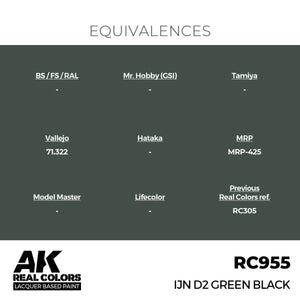AK Interactive RC955 IJN D2 Vert Noir 17 ml – image 2