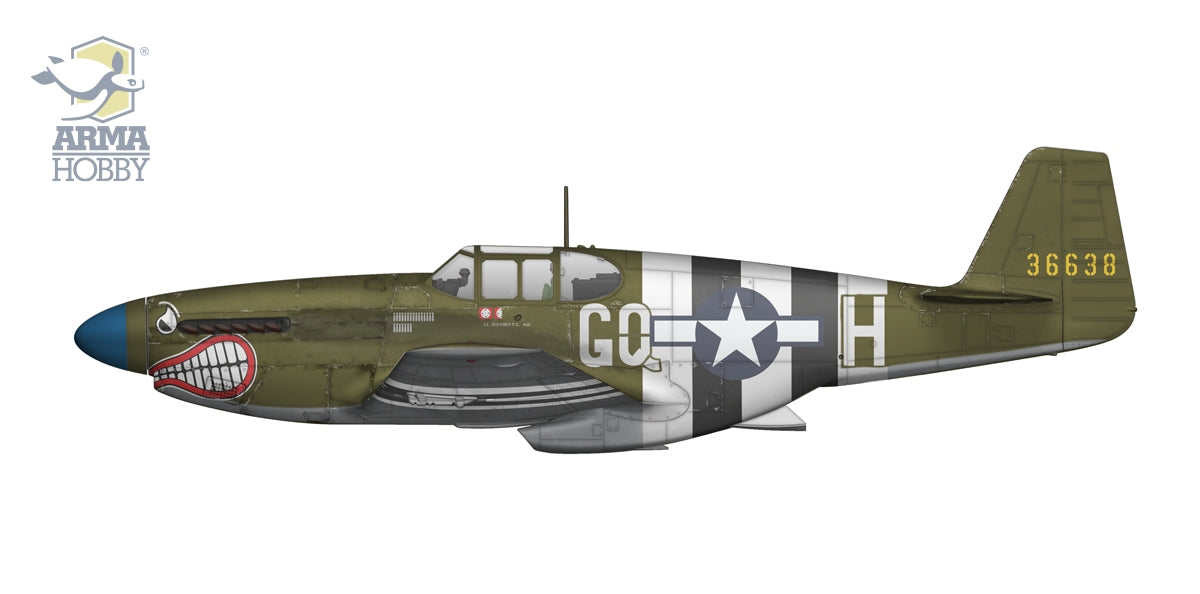 Arma Hobby 70069 P-51 B Mustang Deluxe Set 1/72 – Bild 7