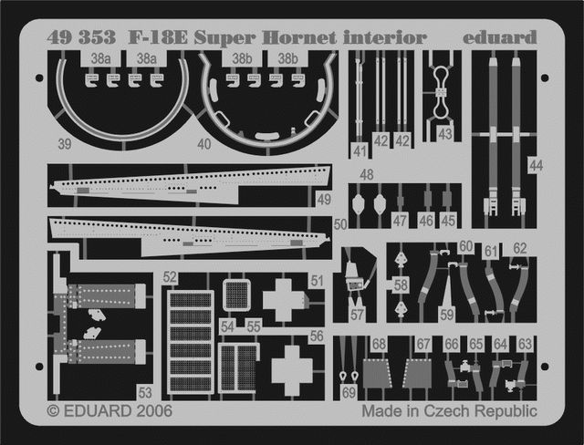 Intérieur du F-18E Eduard 49353 au 1/48 (Hasegawa) – Bild 2