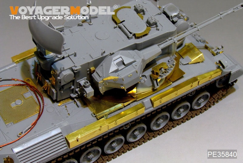 Maquette Voyager PE35840 Gepard A1 SPAAG allemand moderne de base pour TAKOM 2044 au 1/35 – immagine 8