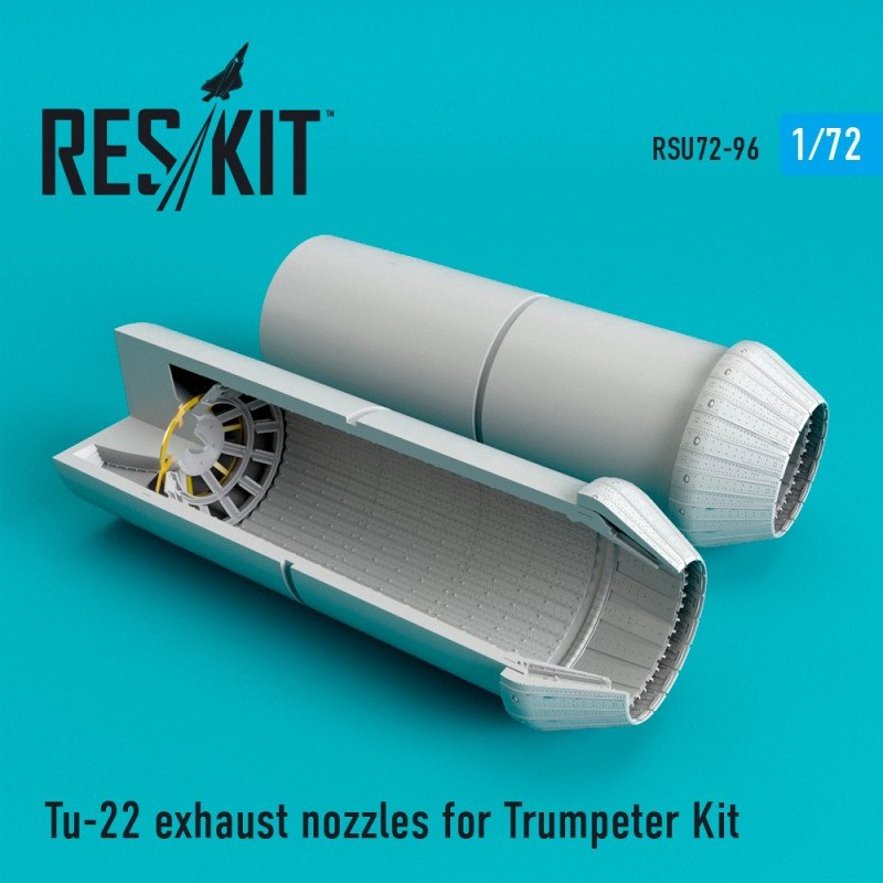 RESKIT RSU72-0096 Tuyères d&amp;#39;échappement « Blinder » pour Tu-22 Trumpeter au 1/72
