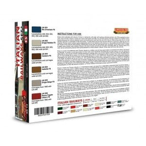 Coffret de peinture acrylique Lifecolor XS13 Chemins de fer italiens, lot de 1 (6 x 22 ml) – Bild 2