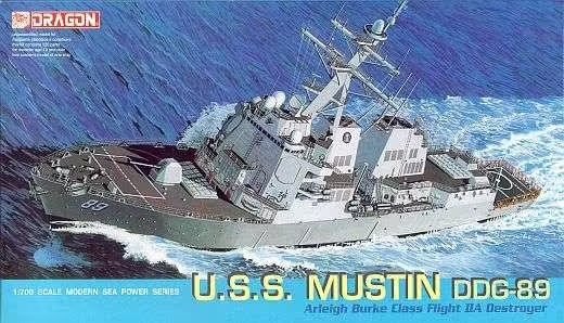 Dragon 7044 USS Mustin DDG-89, Arleigh Burke Class Flight IIA Destroyer 1/700