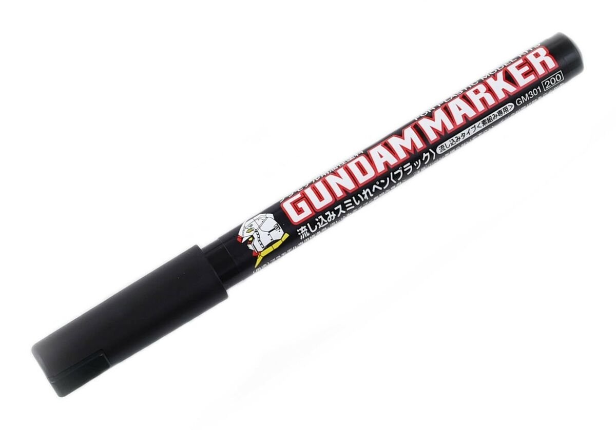 Marqueur Gunze Sangyo GM-301P Gundam, type pour noir