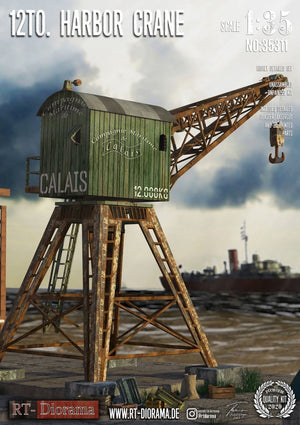 RT-Diorama 35311 Grue portuaire 1/35, échelle 1/12