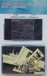 Aires 7138 Ju 88A-4 ensemble de cockpit 1/72 ITALERI