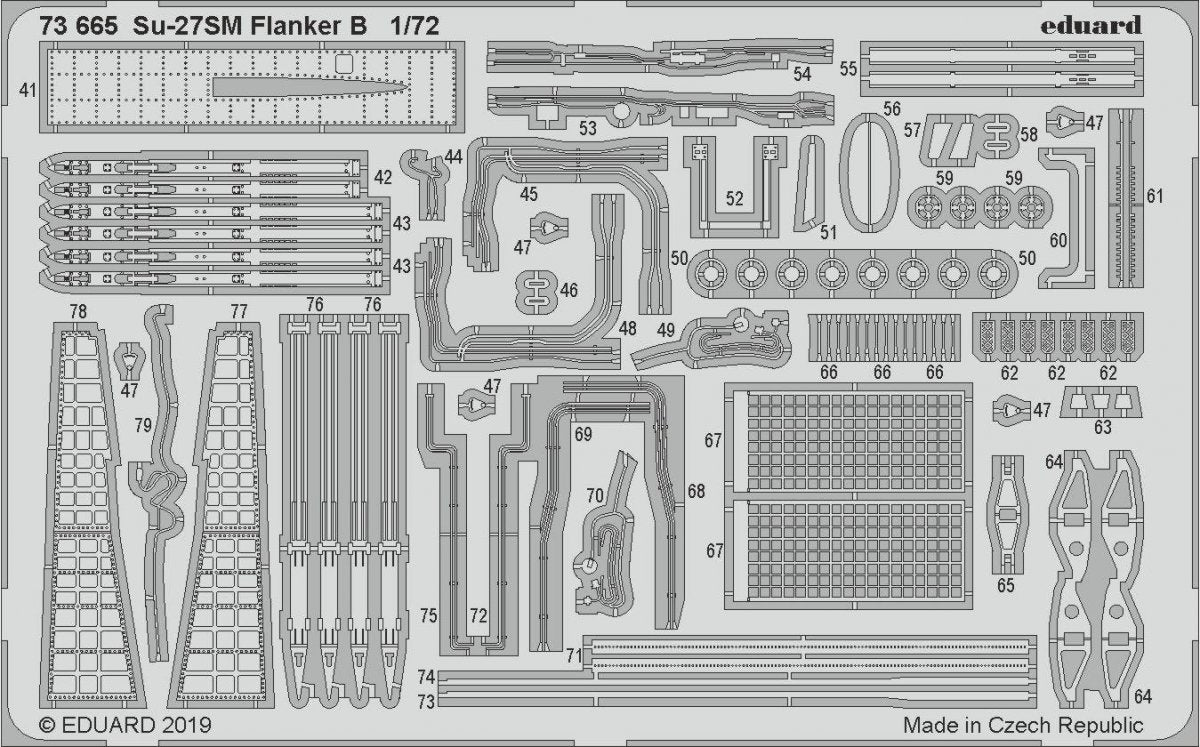 Eduard 73665 Su-27SM Flanker B 1/72 ZVEZDA – immagine 2