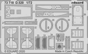 Eduard 73718 D.520 1/72 HOBBY 2000, HASEGAWA – image 2