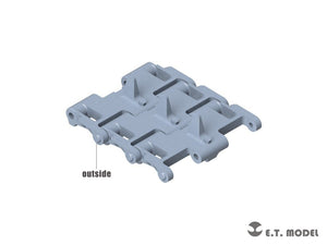 ET Model P35-037 WWII US ARMY M24 CHAFFEE Char léger Chenille fonctionnelle (Impression 3D) 1/35 – Bild 3