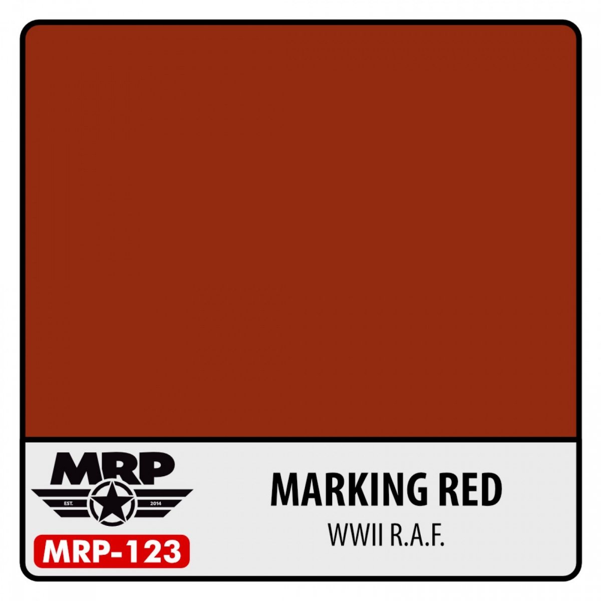 Peinture rouge de marquage MR. Paint MRP-123 WWII RAF 30 ml