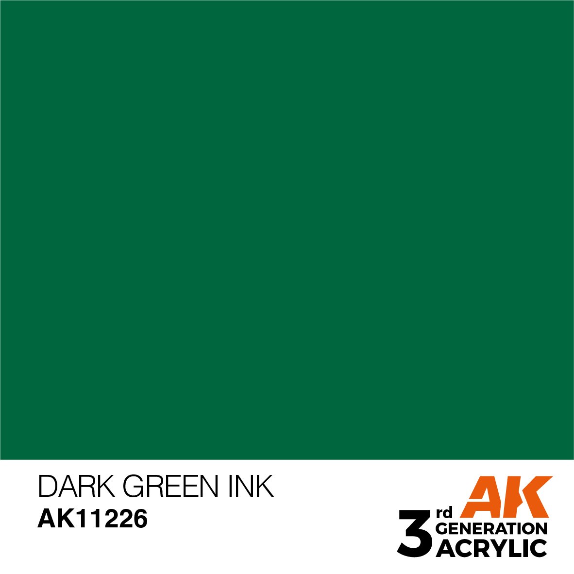 AK Interactive AK11226 VERT FONCÉ – ENCRE 17 ml