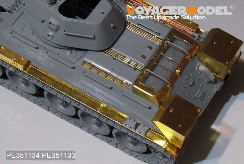 Maquette Voyager PE351134 T-34/76 russe n° 112, kit de mise à niveau de base (pour Border BT-009), échelle 1/35 – image 2