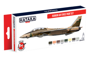 Coffret de peinture Hataka AS119 pour l&amp;#39;armée de l&amp;#39;air iranienne, 8 x 17 ml – immagine 2
