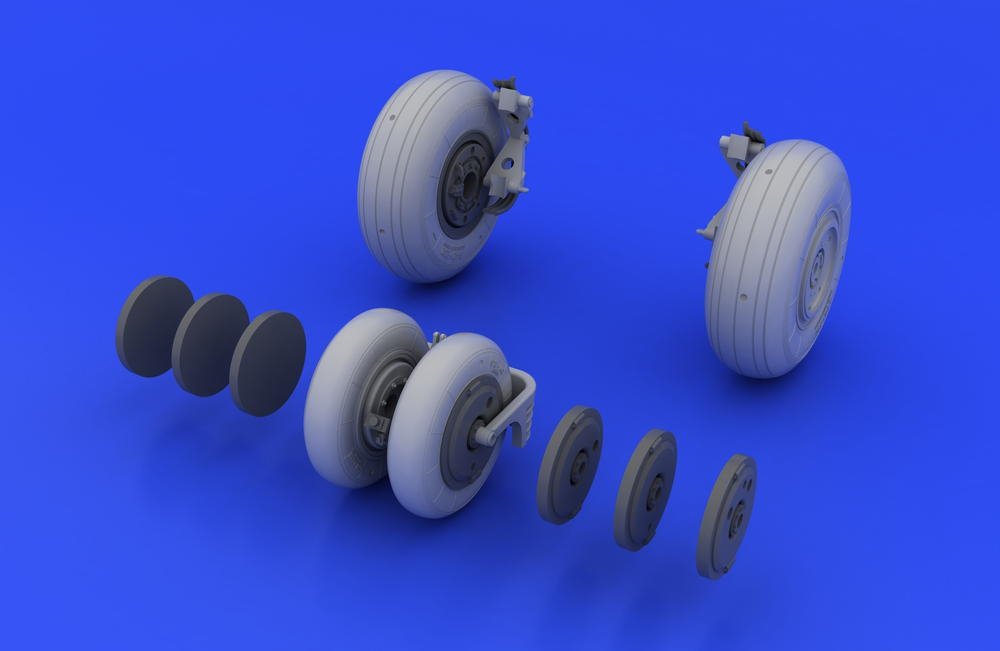 Roues Eduard 648037 MiG-29 1/48 (Eduard, Academy) – immagine 3
