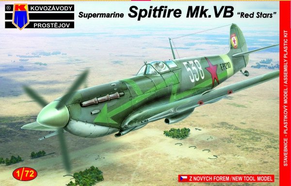 Kovozavody Prostejov KPM0068 Supermarine Spitfire Mk.Vb Étoiles rouges 1/72