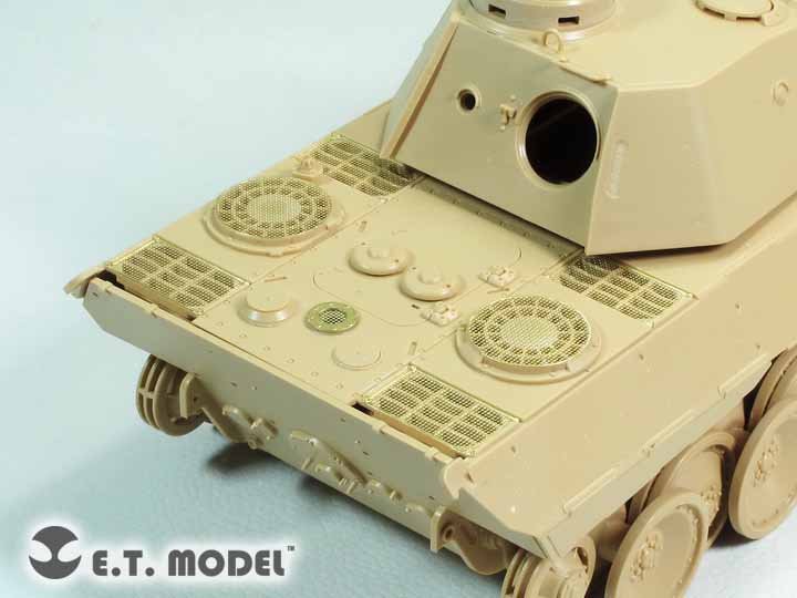 Grille de moteur ET Model EA35-112 pour char allemand Panther D de la Seconde Guerre mondiale, compatible avec la maquette Tamiya 35345 au 1/35 – image 2