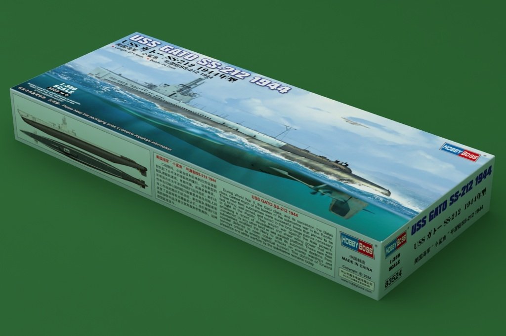 Hobby Boss 83524 U.S. Navy Submarine "Little Shark" SS-212 1944 1/350