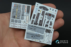 Intérieur coloré imprimé en 3D sur papier décalcomanie Quinta Studio QD32181 F-104S-ASA (Italeri) 1/32 – imagen 2