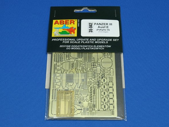 Aber 35042 PzKpfw III Ausf.E (DRA) 1/35 – zdjęcie 3