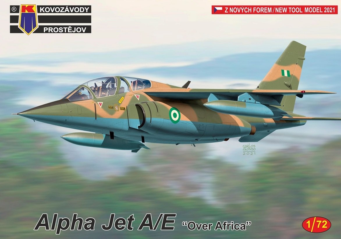 Kovozavody Prostejov KPM0269 Alpha Jet A/E « Au-dessus de l&amp;#39;Afrique » 1/72