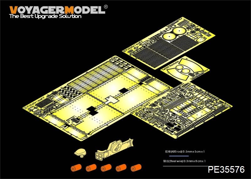 Maquette Voyager PE35576, char allemand Pz.Kpfw.I Ausf.F (version initiale) de la Seconde Guerre mondiale, pour maquette HobbyBoss 82457, échelle 1/35