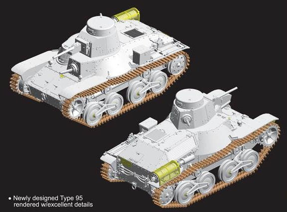 Dragon 6770 Char léger IJA Type 95 Ha-Go Production tardive 1/35 – Bild 2