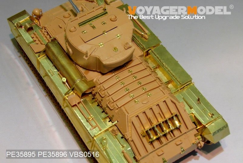 Maquette Voyager PE35895 Char d&amp;#39;infanterie britannique Valentine Mk.II/IV de la Seconde Guerre mondiale (modèle de base pour Tamiya au 1/35) – image 5