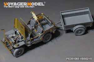 Maquette Voyager PE351065 Jeep Willys MB américaine de la Seconde Guerre mondiale pour TAKOM 2126 au 1/35 – immagine 6