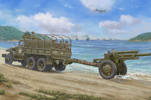 J&amp;#39;adore le kit 63567 CCKW-352 avec obusier M2A1 de 105 mm - Version tourelle mitrailleuse 1/35