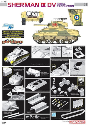 Cyber ​​Hobby 6527 Sherman III DV Production initiale (1/35)