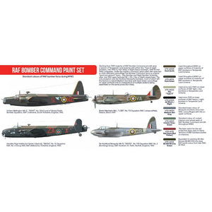 Ensemble de peinture Hataka HTK-AS102 RAF Bomber Command (8x17ml) – Bild 3