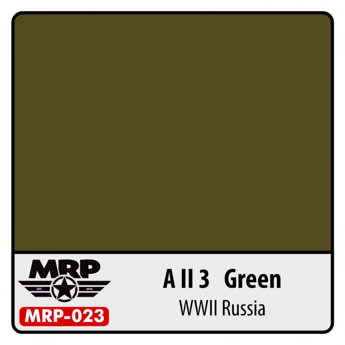 Peinture MR. Paint MRP-023 A II 3 Vert Seconde Guerre mondiale Russie 30 ml