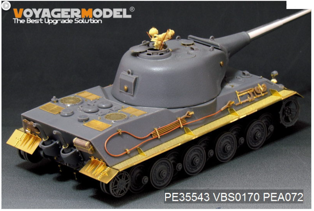 Maquette Voyager PE35543, char super lourd allemand Pz.Kpfw.VII Lowe de la Seconde Guerre mondiale, pour modélisme amusant, référence 35A005, échelle 1/35 – immagine 2