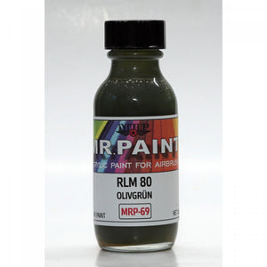 Peinture MR. Paint MRP-069 RLM 80 Olivgrun WWII Allemande 30 ml – image 2