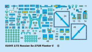 Trumpeter 01645 Chasseur russe Su-27UB Flanker C (1/72) – image 7