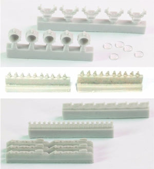 Pontos 21002F1 USS Missouri Iowa 1944 - Kit d&amp;#39;extension avancé pour maquette Trumpeter 05399 – image 5