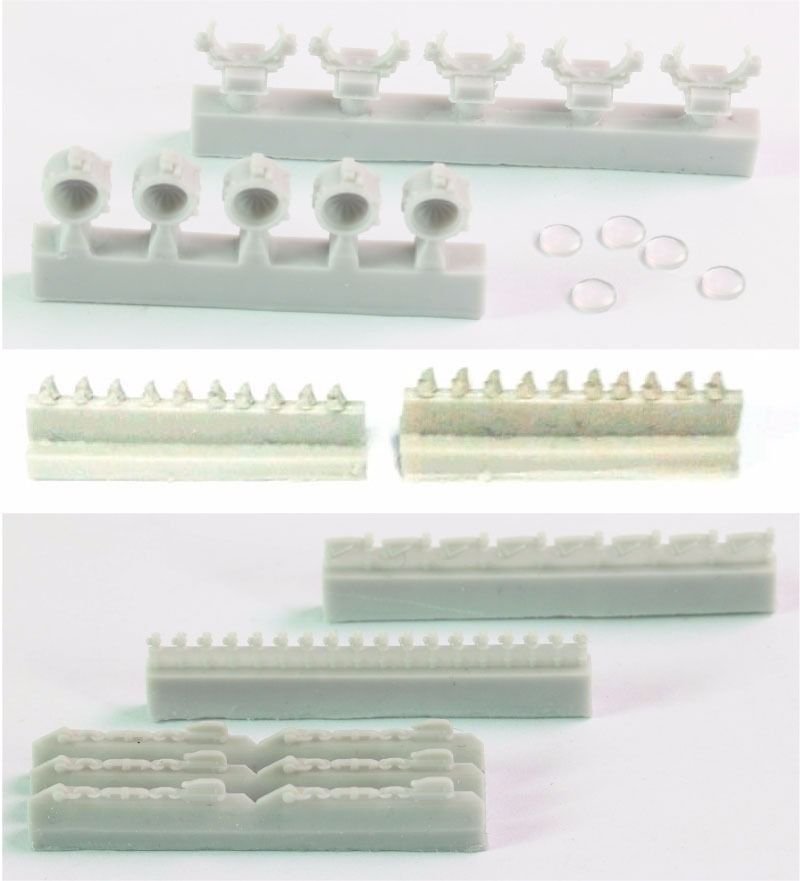 Pontos 21002F1 USS Missouri Iowa 1944 - Kit d&amp;#39;extension avancé pour maquette Trumpeter 05399 – image 5
