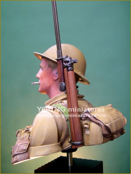 Young Miniatures YM1859 Soldat britannique Bataille d&amp;#39;El Alamein 1942 1/10  – immagine 6