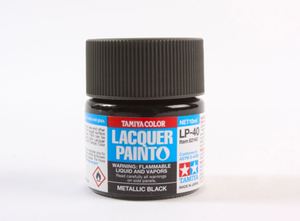 Tamiya 82140 LP-40 Noir métallisé 10 ml – Bild 3