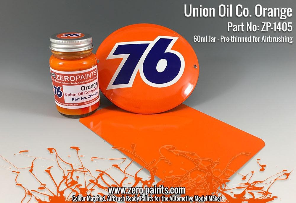 Peinture orange Zero Paints ZP-1405 Union Oil Co 76, 60 ml