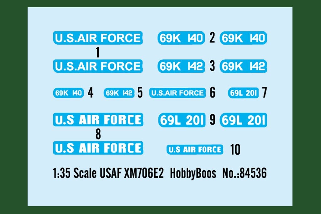 Hobby Boss 84536 USAF XM706E2 1/35 – immagine 4
