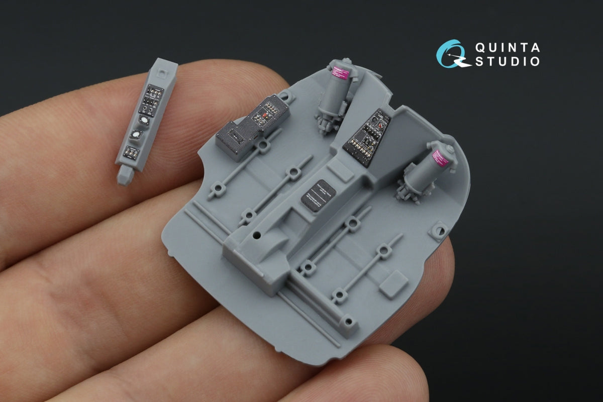 Intérieur coloré imprimé en 3D sur papier décalcomanie Quinta Studio QD48470 Ka-52 (Zvezda) 1/48 – Bild 15