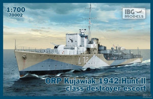 IBG 70002 ORP Kujawiak 1942 Escorte de destroyer de classe Hunt II 1/700