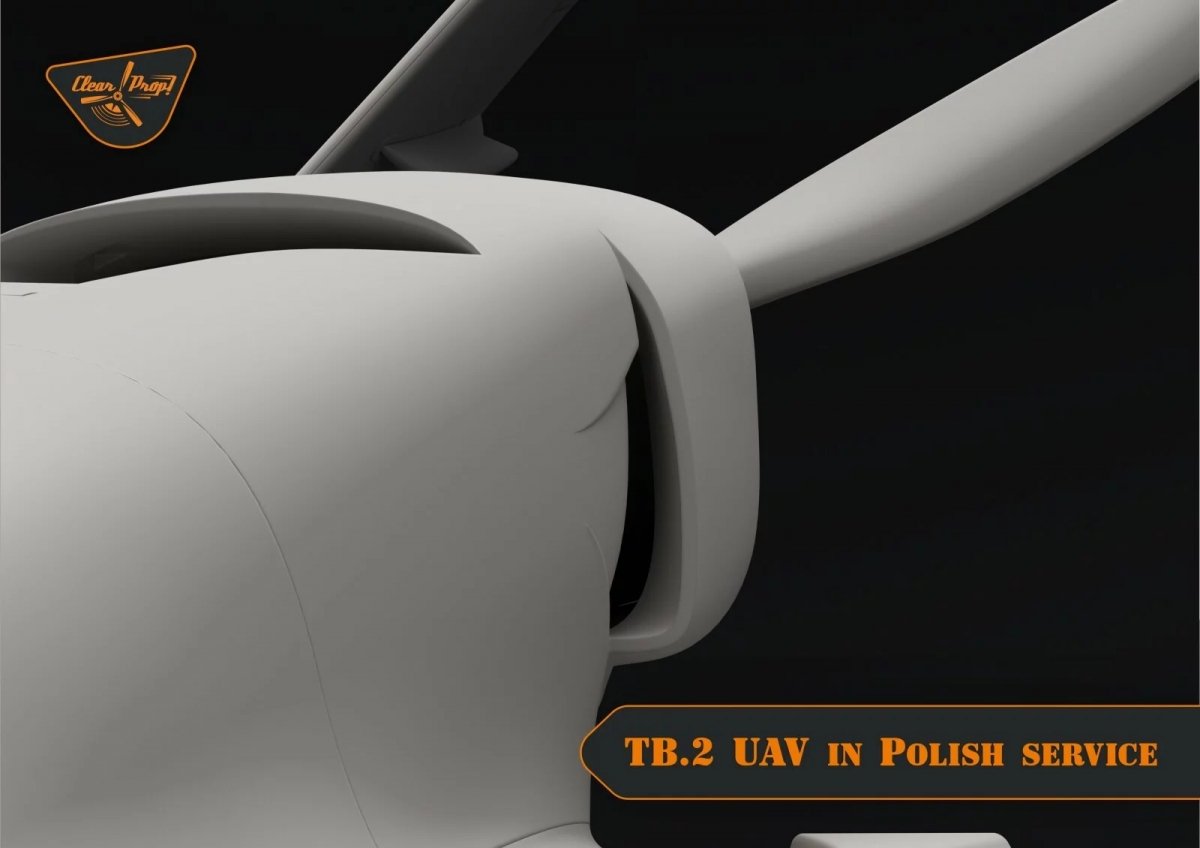 Clear Prop! CP72037 TB.2 UAV en service polonais - Kit de démarrage 1/72 – image 13