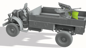 Camion Thunder Model 35312 LRDG CMP F30 avec canon Bofors MKI 37 mm Ordnance - Édition limitée bonus 1/35 – imagen 3