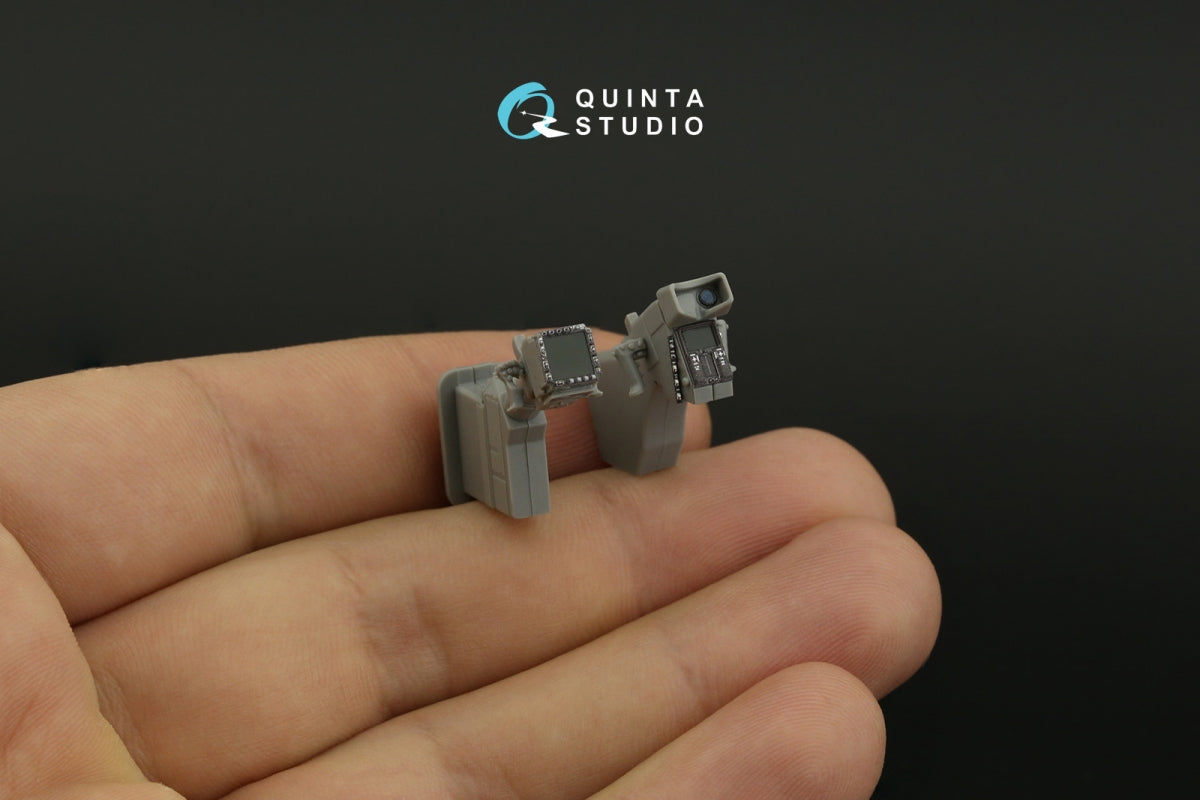 Intérieur imprimé en 3D et coloré sur papier décalcomanie Quinta Studio QDS-35073 AH-64D/E (Meng) (petite version) 1/35 – image 10