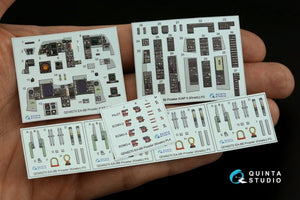 Intérieur imprimé en 3D et coloré sur papier décalcomanie (Kinetic) Quinta Studio QD48270 EA-6B Prowler (ICAP II) 1/48 – Bild 6