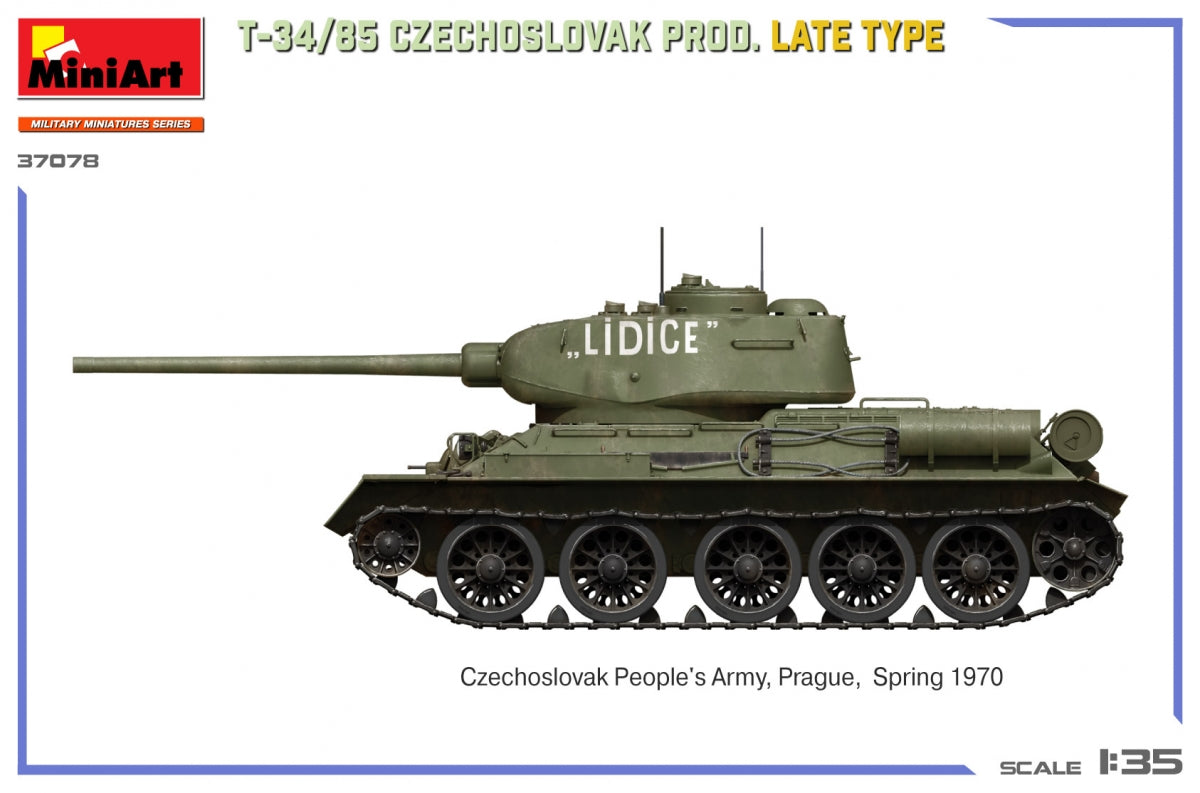 MiniArt 37078 T-34/85 Prod. tchécoslovaque. Type tardif 1/35 – image 8